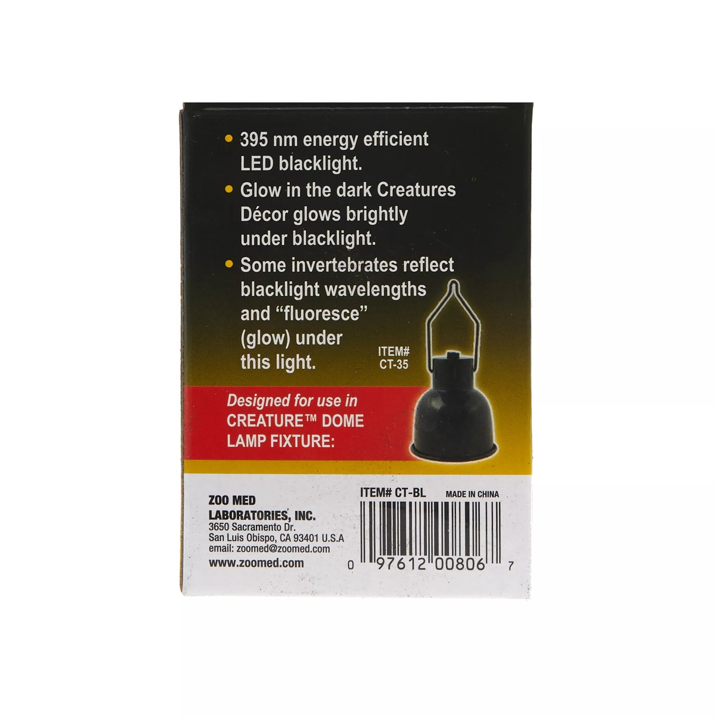 ZooMed Creatures LED Black Light - 5W