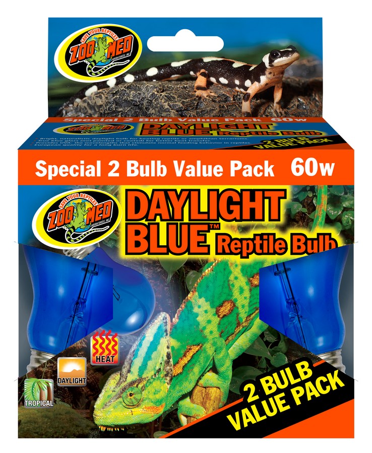 ZooMed 60 watt daylight blue 2pk