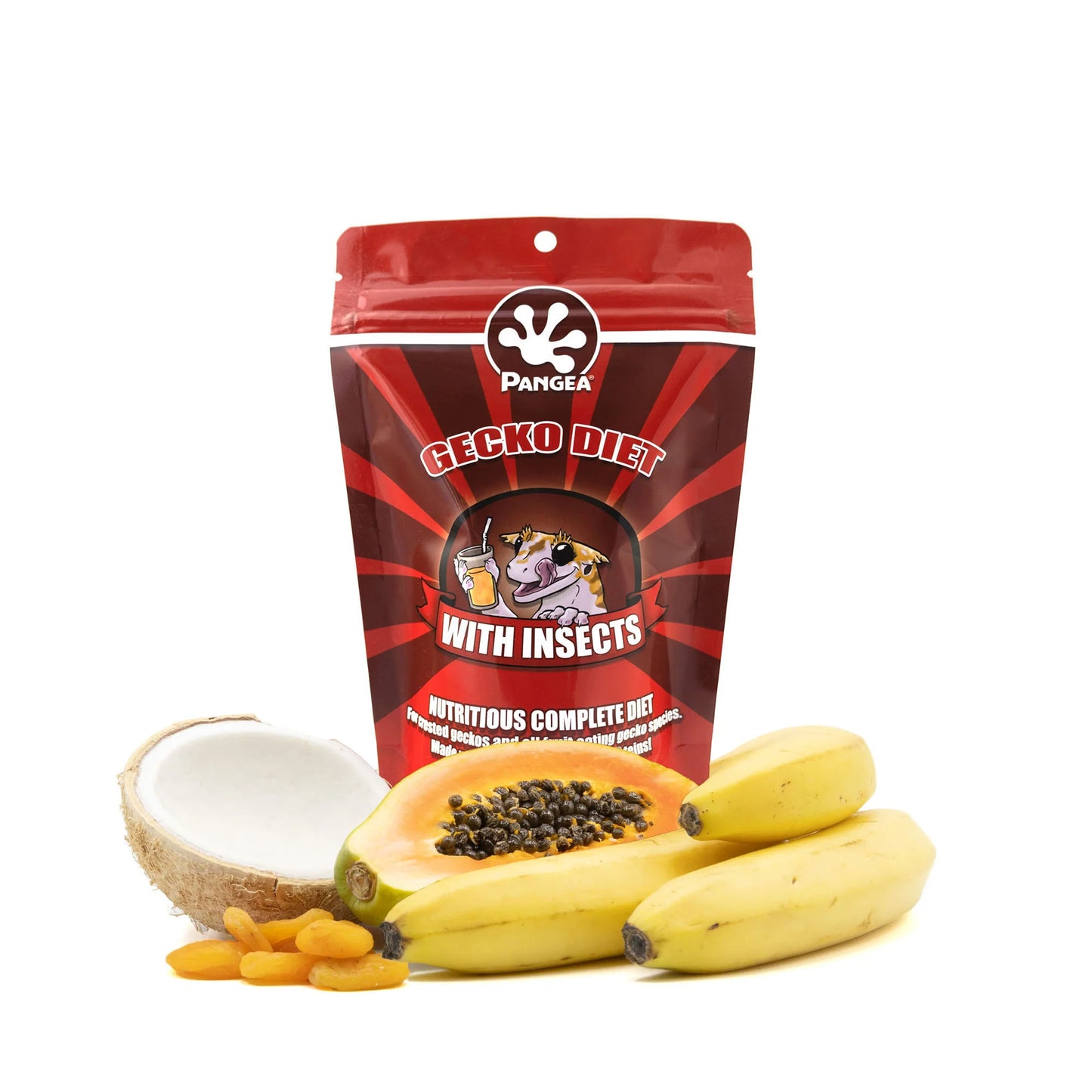 Pangea Gecko Diet with Insects 16oz