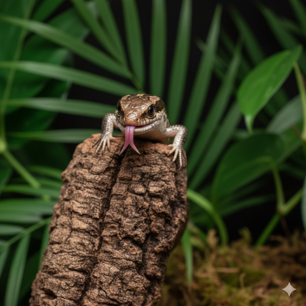 Pink-Tongued Skink Product Title Pink-Tongued Skink (Cyclodomorphus gerrardii) - The Semi-Arboreal Specialist