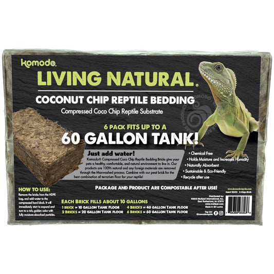 Komodo Coconut Coir Chip Bedding (6pk)