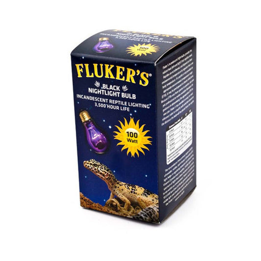 Fluker's Black Nightlight Bulb 100W