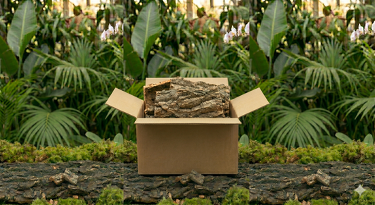 Natural Virgin Cork Bark Flats – Bulk "Big League" 10 lb & 20 lb Boxes