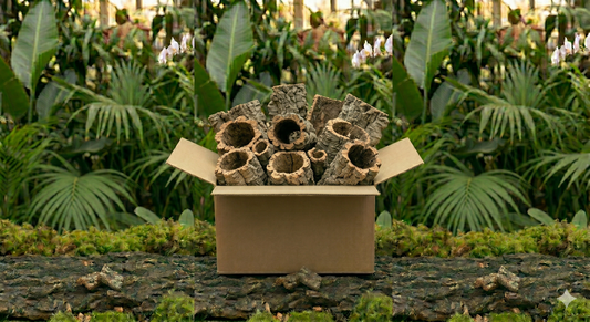 Natural Virgin Mixed Cork Bark Bulk Boxes – The "Grand Slam" Décor Bundle (10 lb & 20 lb)