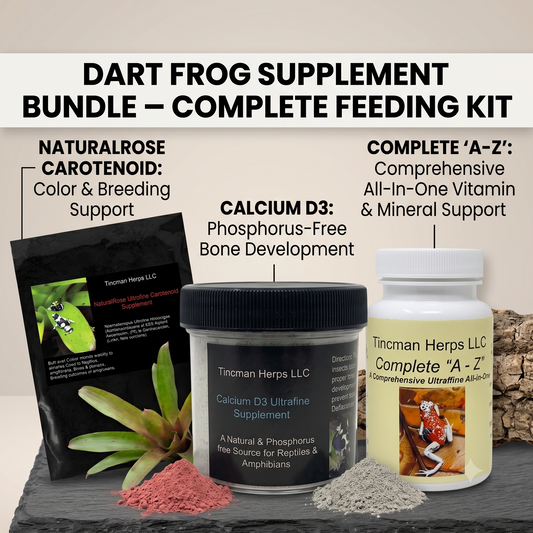 Dart Frog Supplement Bundle – Complete Feeding Kit