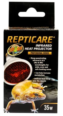 Zoo Med ReptiCare Infrared Heat Projector (35W) - Advanced Deep-Tissue Heating