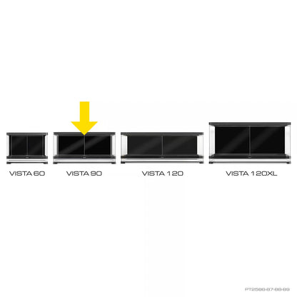 Exo Terra Vista 90 Panoramic Terrarium – 36"x18"x18" (Flat-Pack)