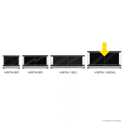 Exo Terra Vista 120XL Panoramic Terrarium – 47"x24"x24" (Flat-Pack)