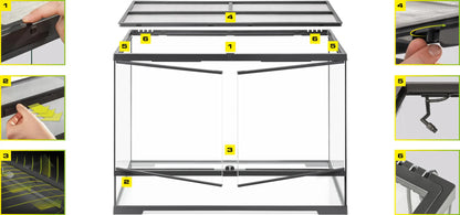 Exo Terra Pro Terrarium Line (All Sizes Available)