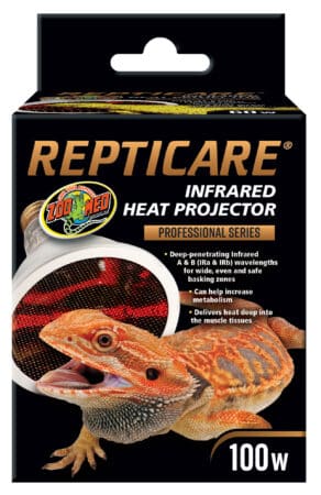 Product Title Zoo Med ReptiCare Infrared Heat Projector (100W) - High-Output Deep-Tissue Heating
