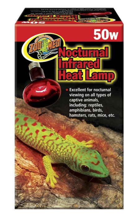 ZooMed Nocturnal Red Infrared Heat Lamp - 50W