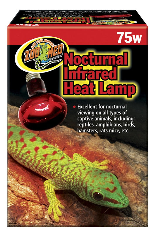 ZooMed Nocturnal Red Infrared Heat Lamp - 75 W