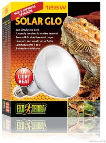 Exo Terra Solar Glo (125W) - High-Intensity All-In-One Heat & UVB Lamp