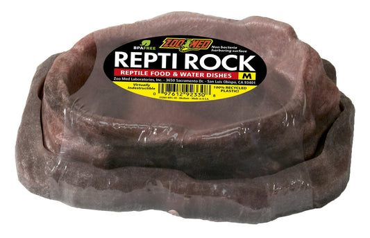 Combo Repti Rock Food and Water Dish Medium