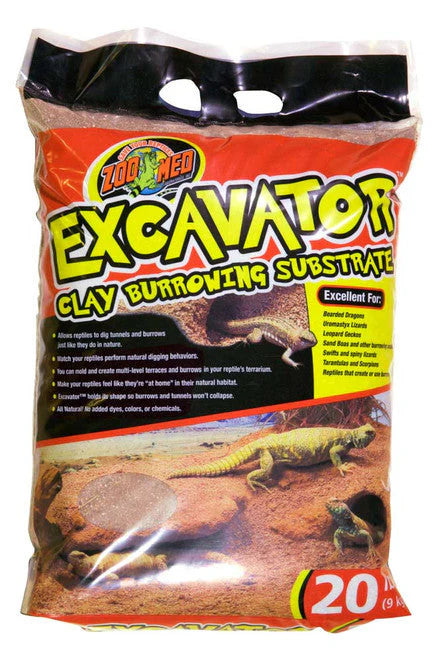 Zoo Med Excavator Clay Burrowing Substrate 20lb